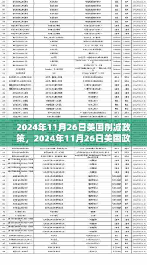 美国政策调整与削减措施影响解析,聚焦2024年11月26日事件影响探讨