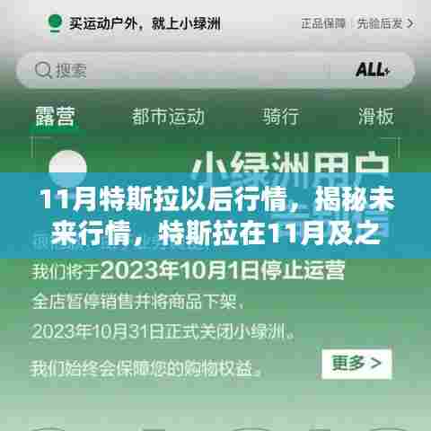 特斯拉未来行情揭秘,小红书带你洞悉11月及之后的动向