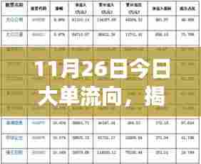 揭秘股市大单动向,深度解读要点、趋势与影响(11月26日股市观察)