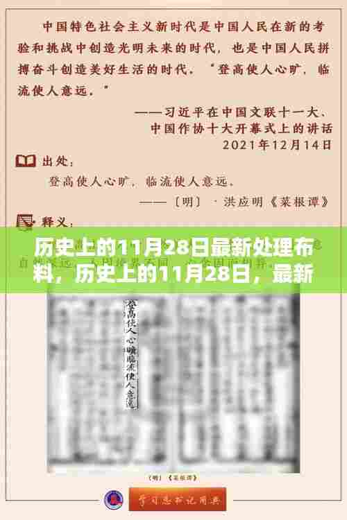 历史上的11月28日，最新处理布料工艺指南