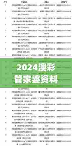 2024澳彩管家婆资料传真,高速应对逻辑_NXN92.859时尚版
