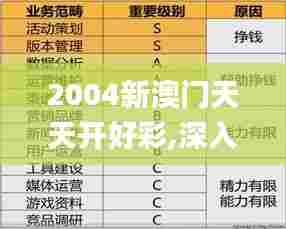 2004新澳门天天开好彩,深入研究执行计划_量身定制版EWT59.403