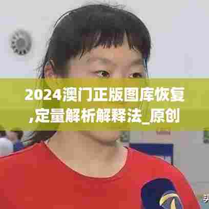 2024澳门正版图库恢复,定量解析解释法_原创版YWN45.531