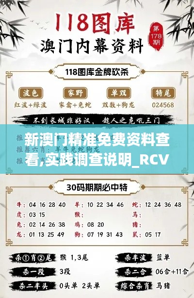 新澳门精准免费资料查看,实践调查说明_RCV10.477交互式版