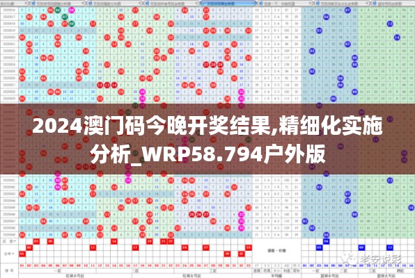 2024澳门码今晚开奖结果,精细化实施分析_WRP58.794户外版