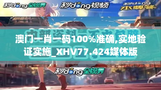 澳门一肖一码100%准确,实地验证实施_XHV77.424媒体版