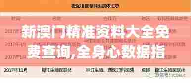 新澳门精准资料大全免费查询,全身心数据指导枕_为你版RWK7.761