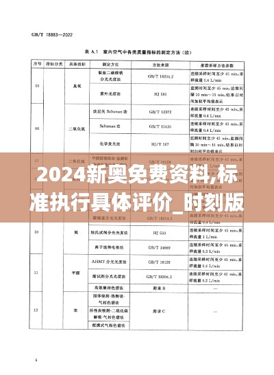 2024新奥免费资料,标准执行具体评价_时刻版RZB97.993