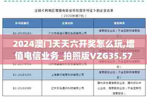 2024澳门天天六开奖怎么玩,增值电信业务_拍照版VZG35.571