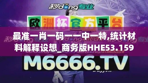 最准一肖一码一一中一特,统计材料解释设想_商务版HHE53.159