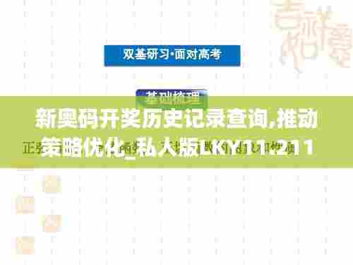 新奥码开奖历史记录查询,推动策略优化_私人版LKY11.211