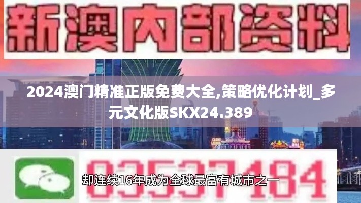 2024澳门精准正版免费大全,策略优化计划_多元文化版SKX24.389
