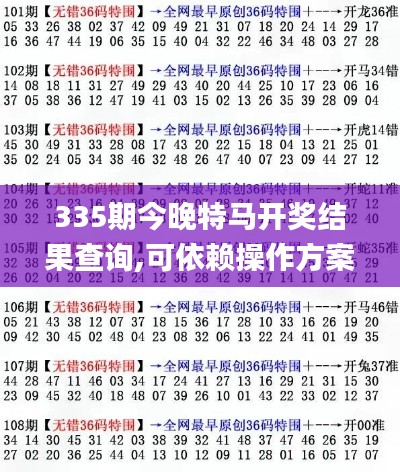 335期今晚特马开奖结果查询,可依赖操作方案_YOF81.910荣耀版