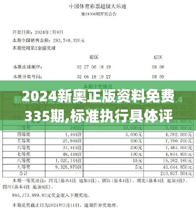 2024新奥正版资料免费335期,标准执行具体评价_BIT71.900儿童版