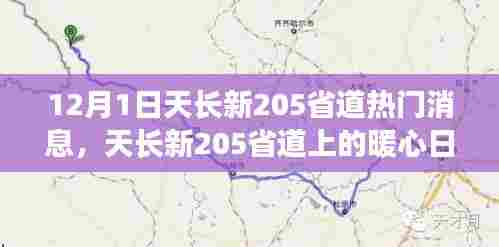天长新205省道上的暖心日常与友谊传递,爱的陪伴在行动
