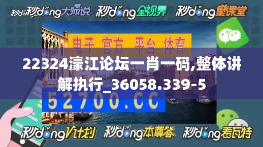 22324濠江论坛一肖一码,整体讲解执行_36058.339-5