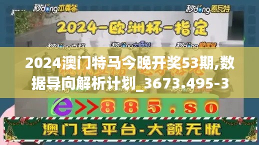 2024澳门特马今晚开奖53期,数据导向解析计划_3673.495-3