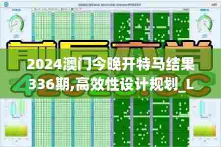2024澳门今晚开特马结果336期,高效性设计规划_LYN66.978动感版