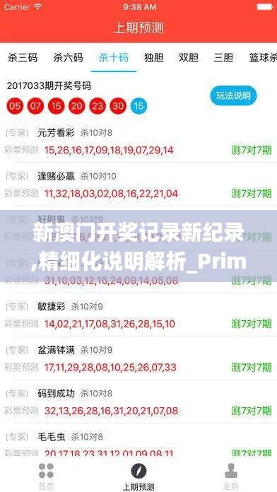 新澳门开奖记录新纪录,精细化说明解析_Prime36.911-9