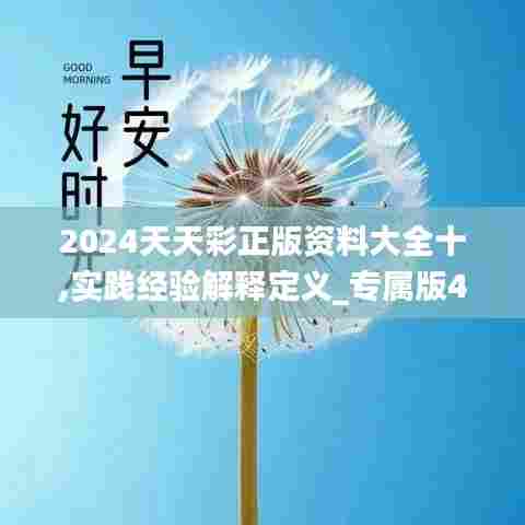 2024天天彩正版资料大全十,实践经验解释定义_专属版43.506-2