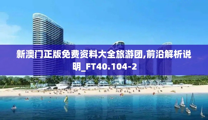 新澳门正版免费资料大全旅游团,前沿解析说明_FT40.104-2