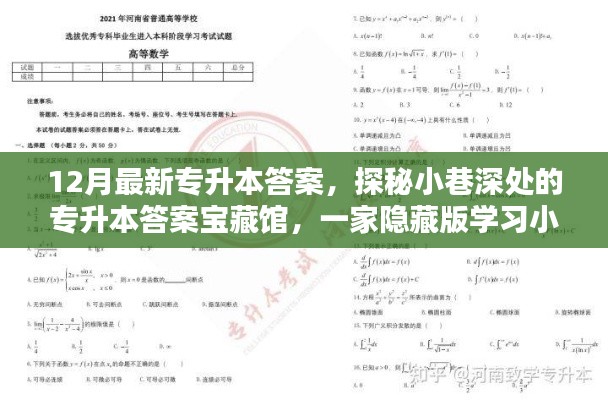探秘隐藏版专升本答案宝藏馆，十二月最新专升本答案全攻略
