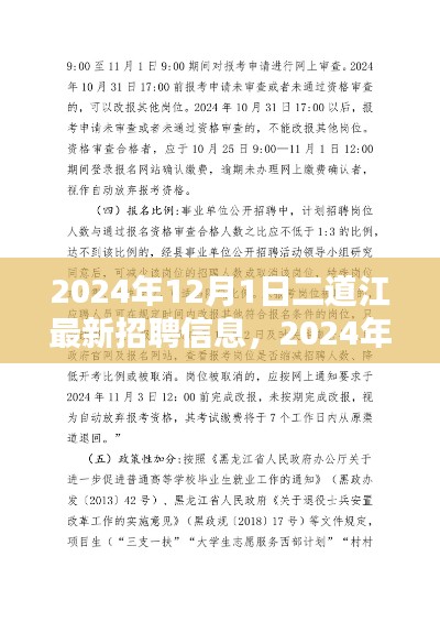 2024年二道江区最新招聘信息获取与应聘全攻略,12月1日二道江最新招聘速递
