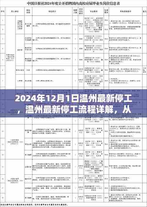 温州最新停工通知详解，从停工到复工的完整流程指南（初学者与进阶用户必读）