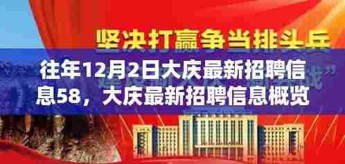 大庆最新招聘信息概览,以历年12月2日为例深度解析招聘动态(附详细职位列表)