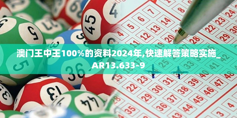 澳门王中王100%的资料2024年,快速解答策略实施_AR13.633-9