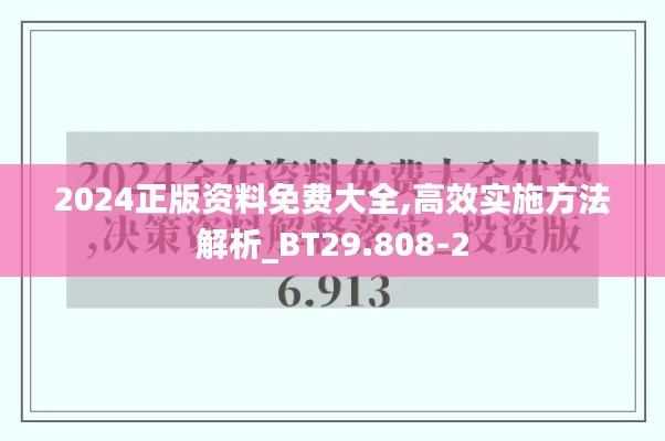 2024正版资料免费大全,高效实施方法解析_BT29.808-2