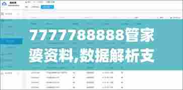 7777788888管家婆资料,数据解析支持方案_Superior36.598-4