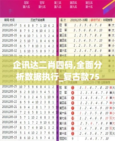 企讯达二肖四码,全面分析数据执行_复古款75.902-9