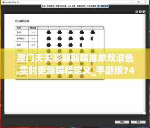 澳门天天彩期期精准单双波色,实时更新解释定义_手游版74.265-9