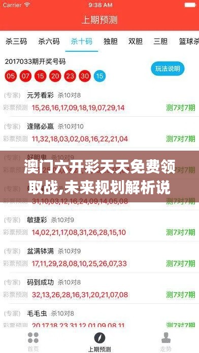 澳门六开彩天天免费领取战,未来规划解析说明_2DM69.594-7