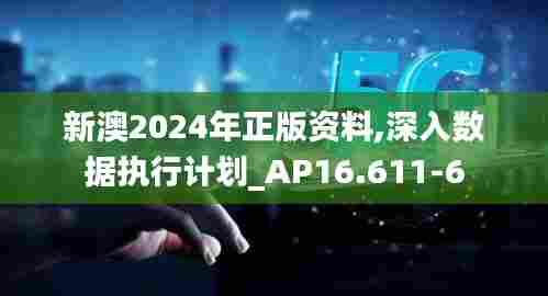 新澳2024年正版资料,深入数据执行计划_AP16.611-6