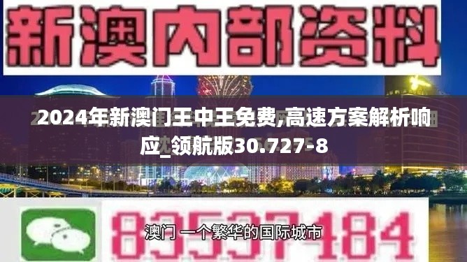2024年新澳门王中王免费,高速方案解析响应_领航版30.727-8