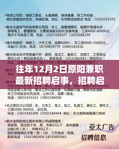 往年12月2日原阳兼职招聘启事及最新概览发布
