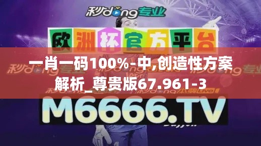 一肖一码100%-中,创造性方案解析_尊贵版67.961-3