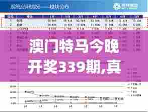 澳门特马今晚开奖339期,真实数据解析_DX版198.198-8