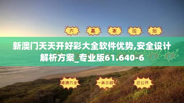 新澳门天天开好彩大全软件优势,安全设计解析方案_专业版61.640-6