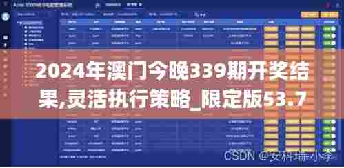 2024年澳门今晚339期开奖结果,灵活执行策略_限定版53.758-3