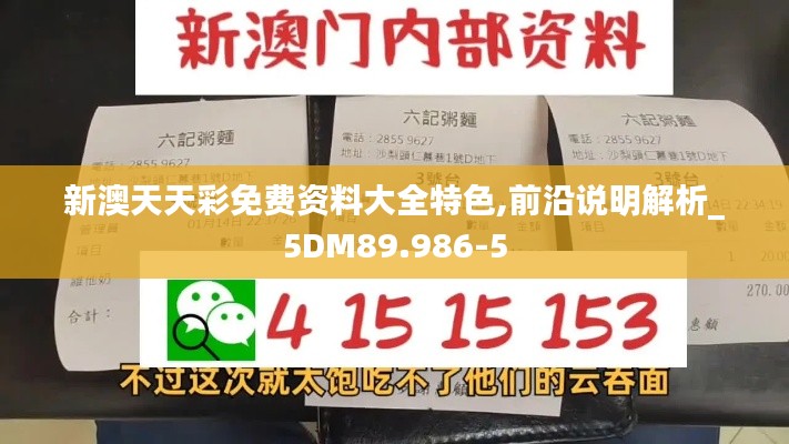新澳天天彩免费资料大全特色,前沿说明解析_5DM89.986-5
