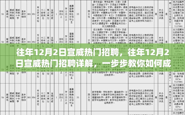往年12月2日宣威热门招聘攻略，详解应聘流程，轻松获取心仪职位！