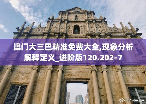 澳门大三巴精准免费大全,现象分析解释定义_进阶版120.202-7