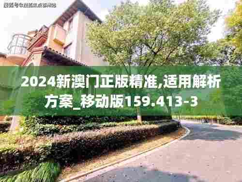 2024新澳门正版精准,适用解析方案_移动版159.413-3