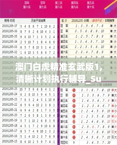 澳门白虎精准玄武版1,清晰计划执行辅导_Superior98.762-6