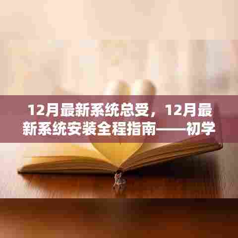 初学者与进阶用户均可掌握的12月最新系统安装全程指南