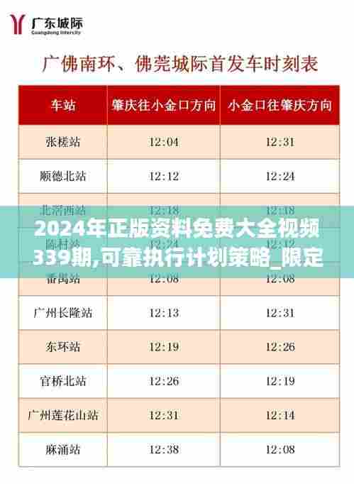 2024年正版资料免费大全视频339期,可靠执行计划策略_限定版40.971-4
