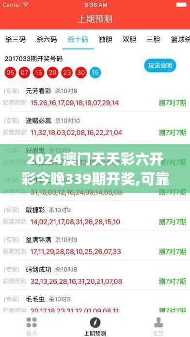 2024澳门天天彩六开彩今晚339期开奖,可靠数据评估_开发版152.801-3
